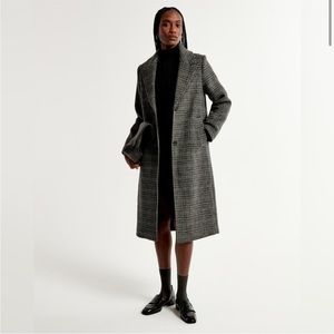 Abercrombie & Fitch Wool Blend Dad coat